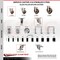 Service Caster 3 Inch 316SS High Temp Glass Filled Nylon 10mm Threaded Stem Caster Brake SCC-SS316TS20S314-GFNSHT-TLB-M1015 - alternate 4
